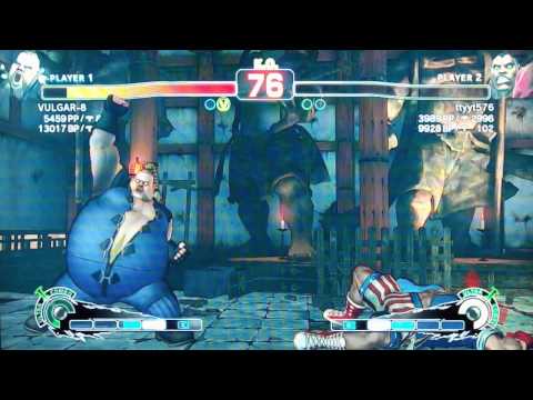 SSF4 AE 2012: VULGAR-8 (Rufus) vs ttyyt576 (Balrog)