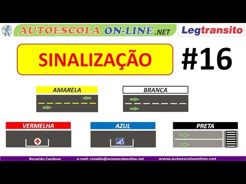 SINALIZAÇÃO HORIZONTAL - Marcas e Inscrições no pavimento