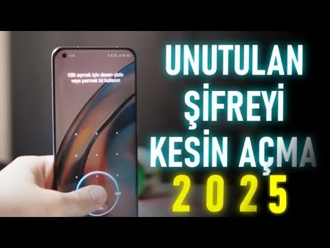 UNUTULAN Android Ekran Şifresi Kırma (2025)/ Telefon Parola SIFIRLAMA