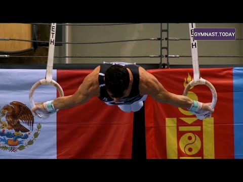 Top 3 in Men's Rings Final - 2023 Szombathely Gymnastics World Challenge Cup