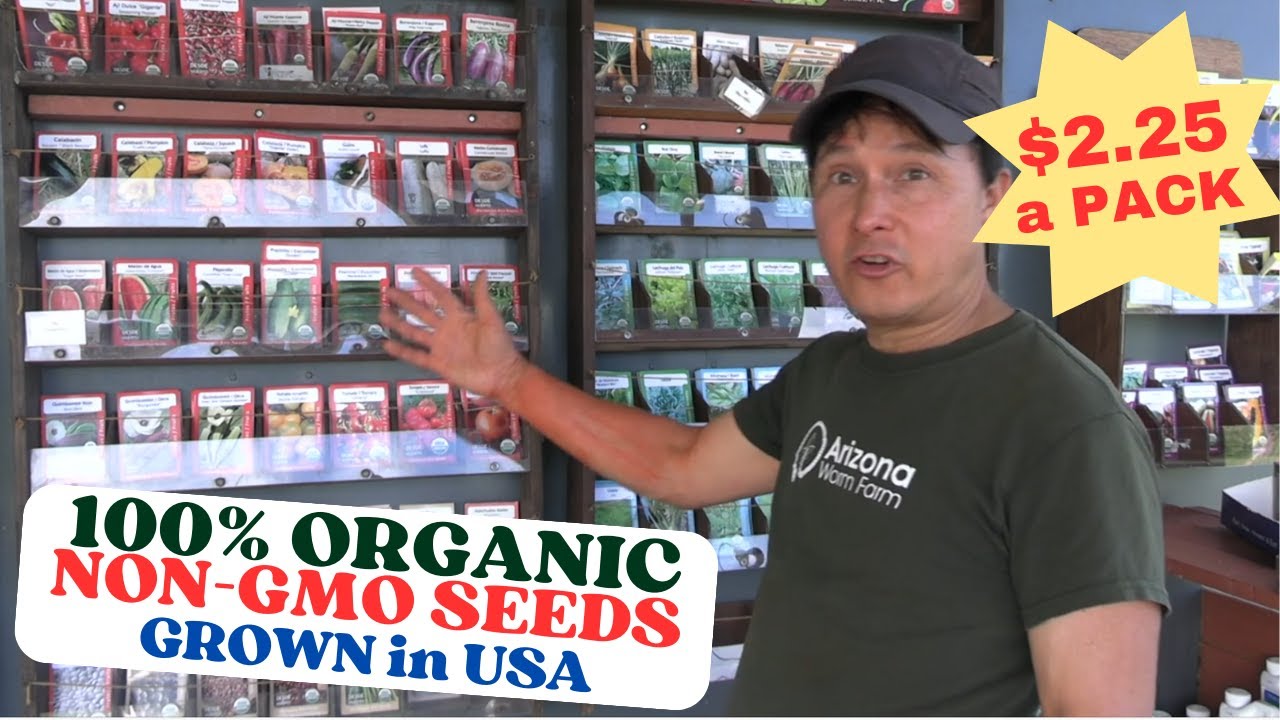 Best Source for US Grown 100% Organic & Non-GMO Vegetable Garden Seeds