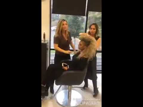 David Ezra Salon & Spa behind the scenes of  Breast Cancer Fundraiser