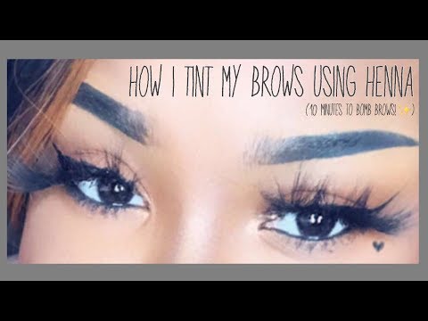 Brow Tinting Using Henna | Erica Danley