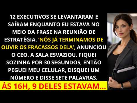 The executives left in the middle of my presentation, so I made the call that ended things with t...