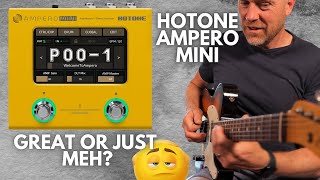 Video thumbnail for HOTONE AMPERO MINI - Should You Consider This £200 Guitar Multi FX? by The Studio Rats