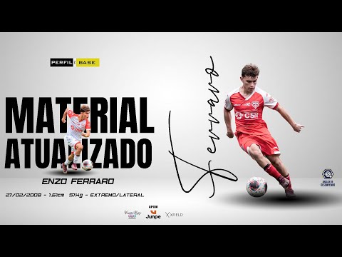 Material atualizado Enzo Ferraro 2008 - Extremo/Lateral Direito - Atleta do Audax