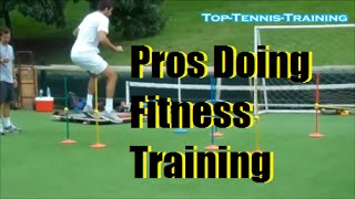 Tennis Drills | Pros Fitness Training | Federer, Haas, Murray, Del Potro, Verdasco