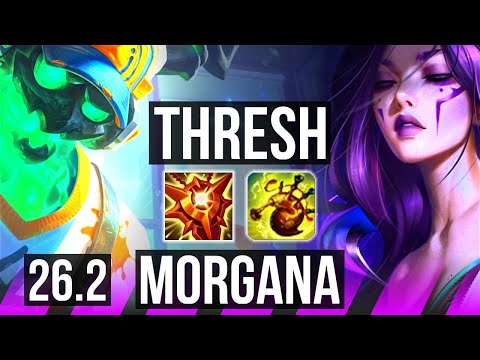 THRESH & Lucian vs MORGANA & Varus (SUP) | Good KDA: 4/1/19 | NA Master | 26.2