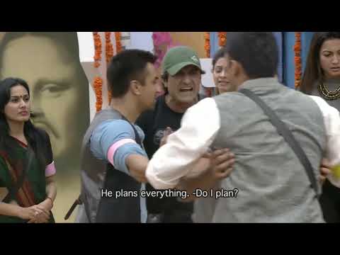 Sangram and Arman fight - bigg boss 7 |