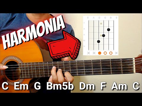 Aula de Harmonia - Encadeamento de Acordes no Violão Com TAB