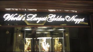 FREE in LAS VEGAS - Worlds Largest Golden Nugget, on display