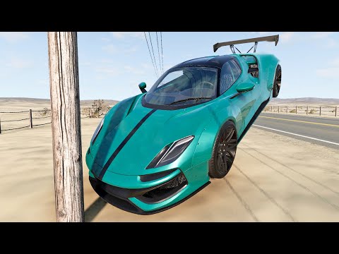 Loss of Control Car Crashes #2  – BeamNG Drive