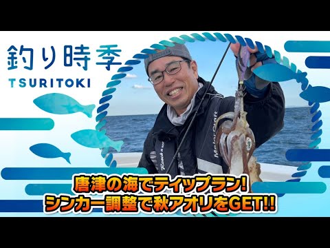 唐津の海でティップラン！シンカー調整で秋アオリ攻略！！（釣り時季/2022年11月13日放送）