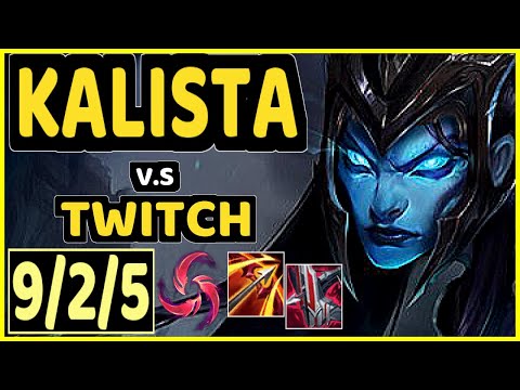 THEUSMA (KALISTA) vs TWITCH - 9/2/5 KDA BOTTOM ADC GAMEPLAY - BR Ranked MASTER