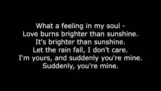 Aqualung - Brighter than sunshine (lyrics)