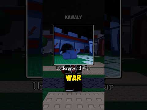 The Origin of the Underground War Map.. #roblox #forsaken