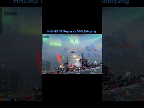 HNLMS De Ruyter vs DDG Shenyang – Missile Storm in the Arctic #modernwarships