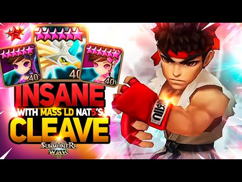 WTF CLEAVE with MASS LD NAT5's - Summoners War
