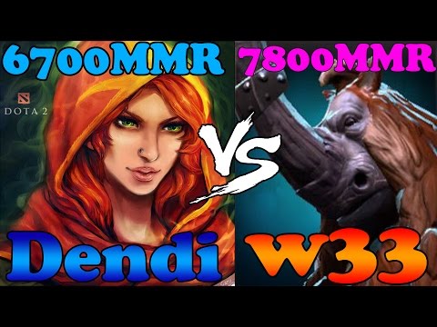 Dota 2 - w33 Magnus 7800MMR vs Dendi WindRanger 6700MMR - Ranked Match Gameplay
