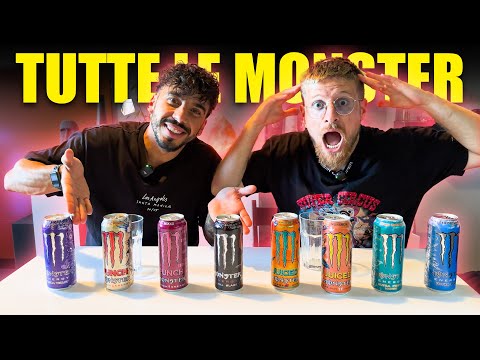 PROVIAMO TUTTE LE MONSTER ESISTENTI NEL MONDO - SIAMO VERAMENTE SCONVOLTI DA ALCUNI GUSTI! (ASSURDO)