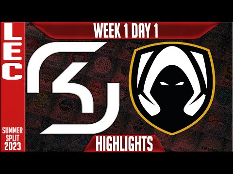SK vs TH Highlights | LEC Summer 2023 W1D1 | SK Gaming vs Team Heretics