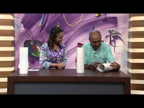 Mulher.com 12/03/2014 José Camara - Luminária em pvc em 3D Parte 1/2