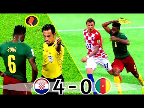 🇧🇷ALEX SONG'S ELBOW Cameroon vs Croatia 0-4🇧🇷 (442oons Parody)