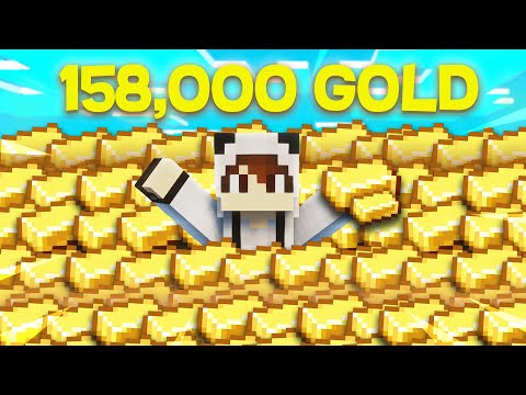 I GOT 158,000 GOLD IN MINECRAFT SURVIVAL (PART #4)