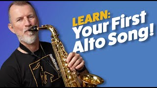 Saxophone Lesson Beginner Alto First Song