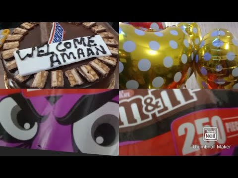 How we welcome our cousin Amaan || We got 250 chocolates🥰🥰