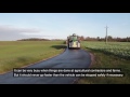 Roller brake test of agricultural vehicles