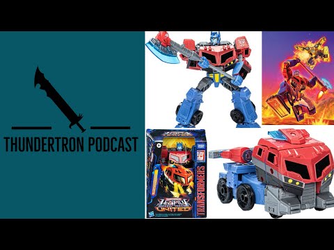 Thundertron Podcast: Transformers Legacy United Animated Optimus Prime First Look (Thoughts)