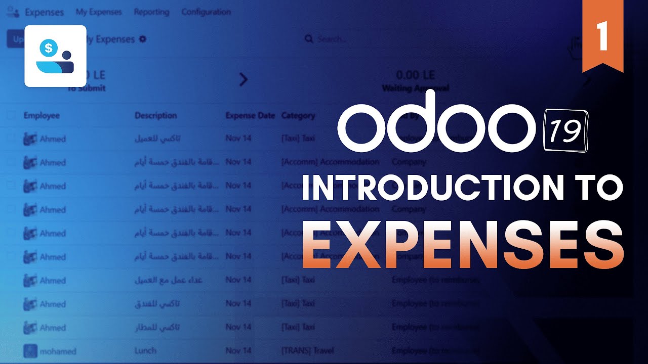 Simplify Expense Management| Odoo 19 Expenses Application- HR Module (Episode 1)
