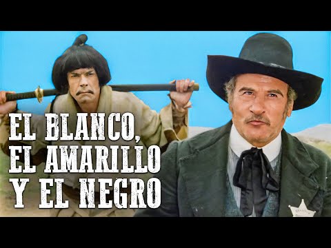 El blanco, el amarillo y el negro | Vieja película del Oeste