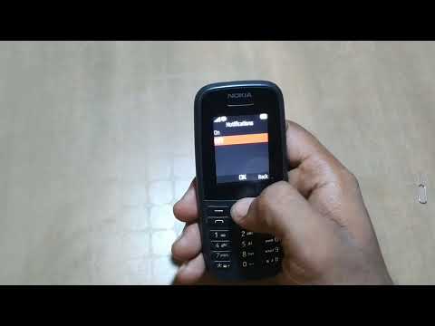 how to set notification on Nokia keypad phone