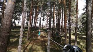 Tirolina circuito verde - Parque de Aventuras Pinos Cimero