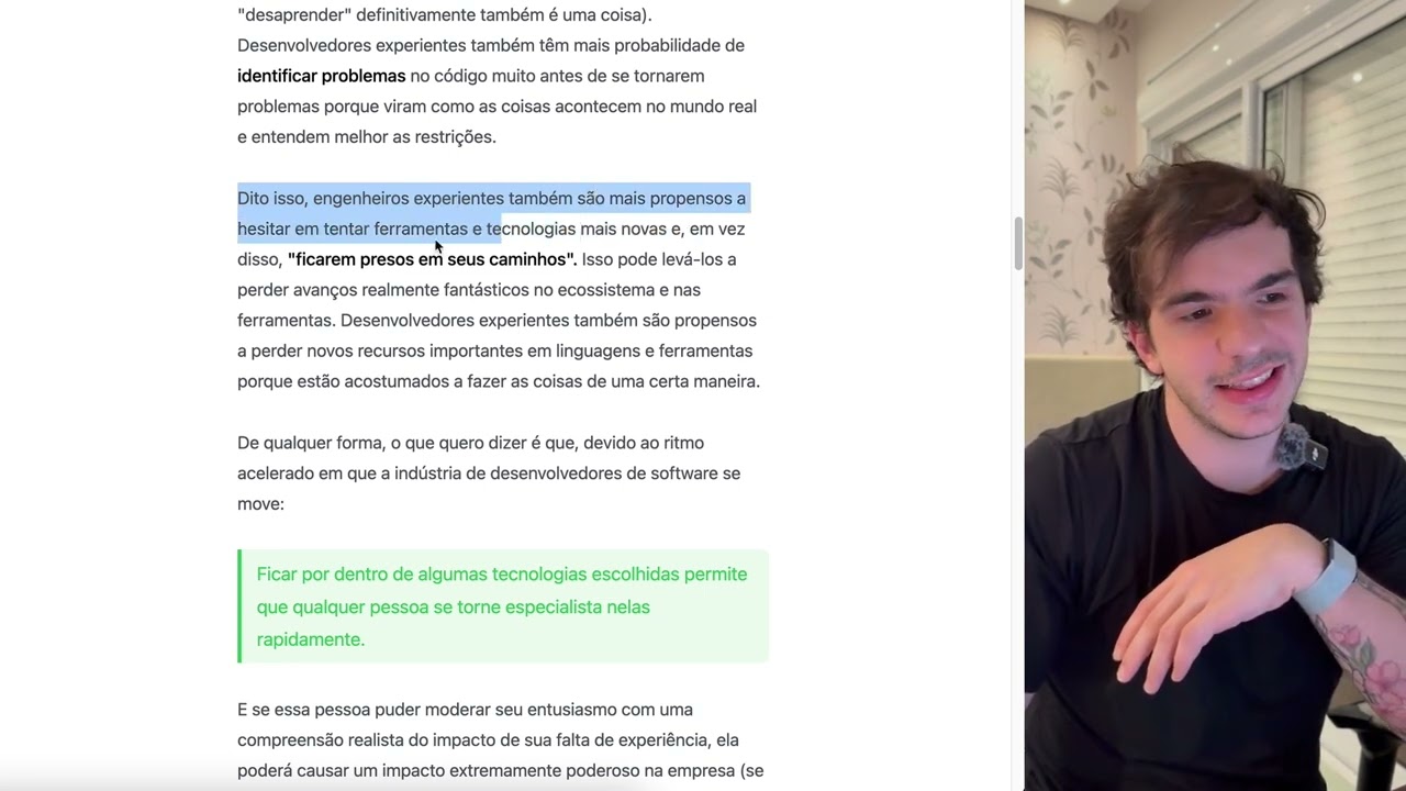 Pare de ser um dev JR