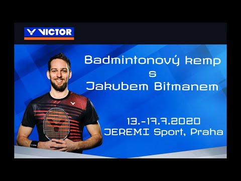 Badmintonový kemp s Jakubem Bitmanem, JEREMI Sport, Praha 13.-17.7.2020