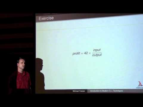 Michael Caisse: Introduction to Modern C++ Techniques (Part II)