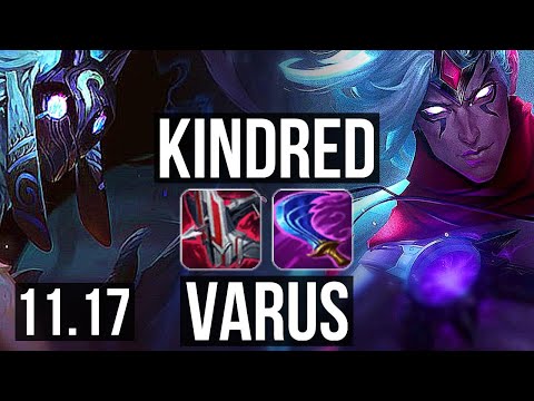 KINDRED & Sett vs VARUS & Braum (ADC) | 2/0/4, 1.6M mastery, Rank 8 Kindred | KR Challenger | v11.17