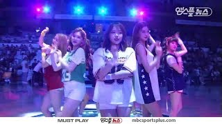 Weki Meki halftime performance 'Stay with Me'  l DB vs KCC | 20171015 | 2017-18 KBL