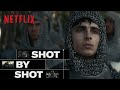 The King starring Timothée Chalamet - How the Battle Scene was Shot | Netflix