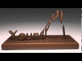 Chocolate text | Шоколадный текст | Blender 2.75 | FullHD ...