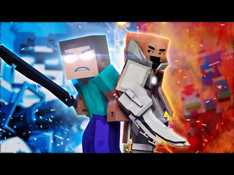 ♪ Griefer Legends: Fredi, Shine & Herobrine - A Minecraft Song (Deaf Kev - Invincible)