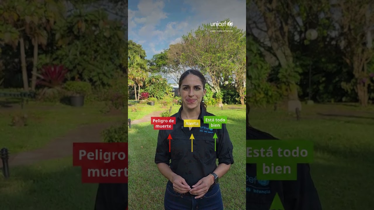 ¿Ves esta cintita? 🎗️ Parece algo simple, pero tiene el poder de salvar una vida #unicef #niñez
