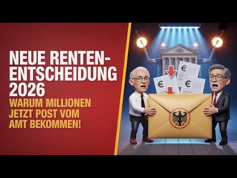 New pension decision 2026: Why millions are now receiving mail from the authorities!