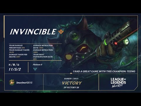 Teemo top 'RANKED VS Volibear'