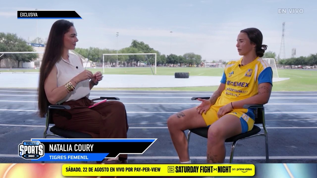 🚨 EXCLUSIVA | La juvenil Natalia Coury sobre Tigres, Selección Mexicana y más | Total Sports