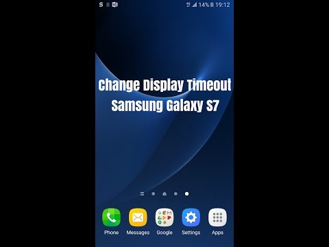 How To Change Display Timeout on Samsung Galaxy S7