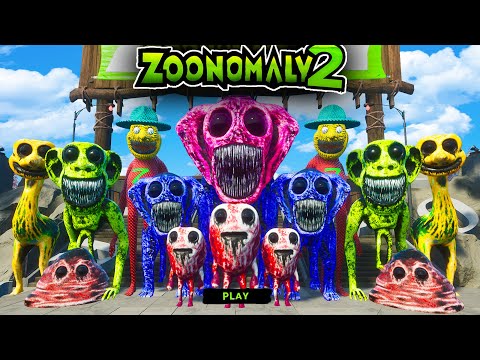 😱OMG! Zoonomaly Live Game Playing | Zoochosis | Zoonomaly Horror All Puzzle Complete Game